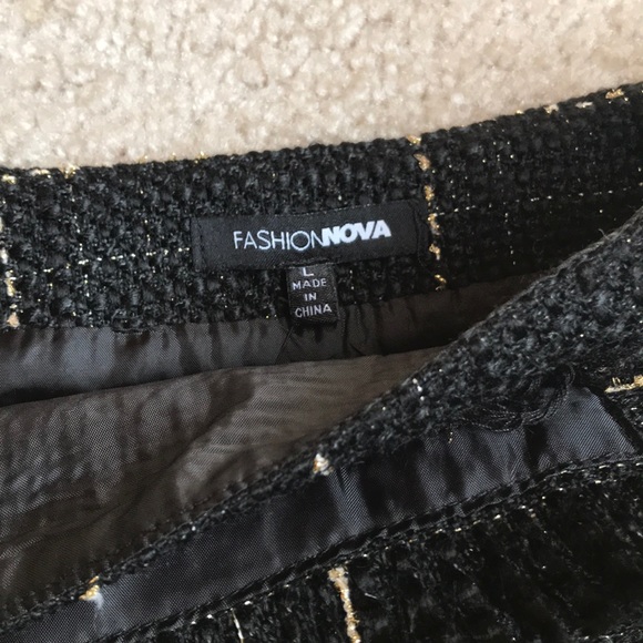 Fashion Nova Tweed Skirt - Picture 4 of 5